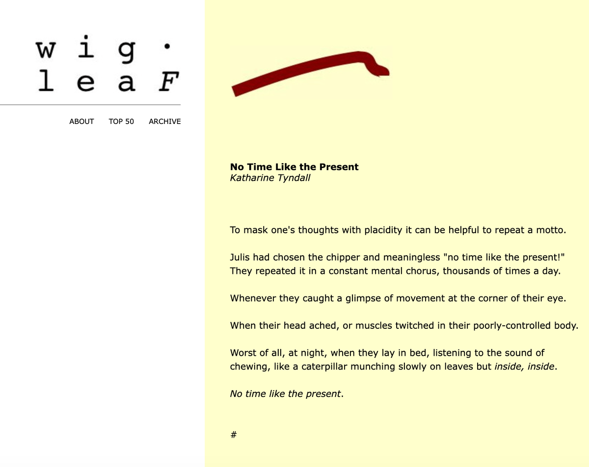 No Time Like the Present in Wigleaf