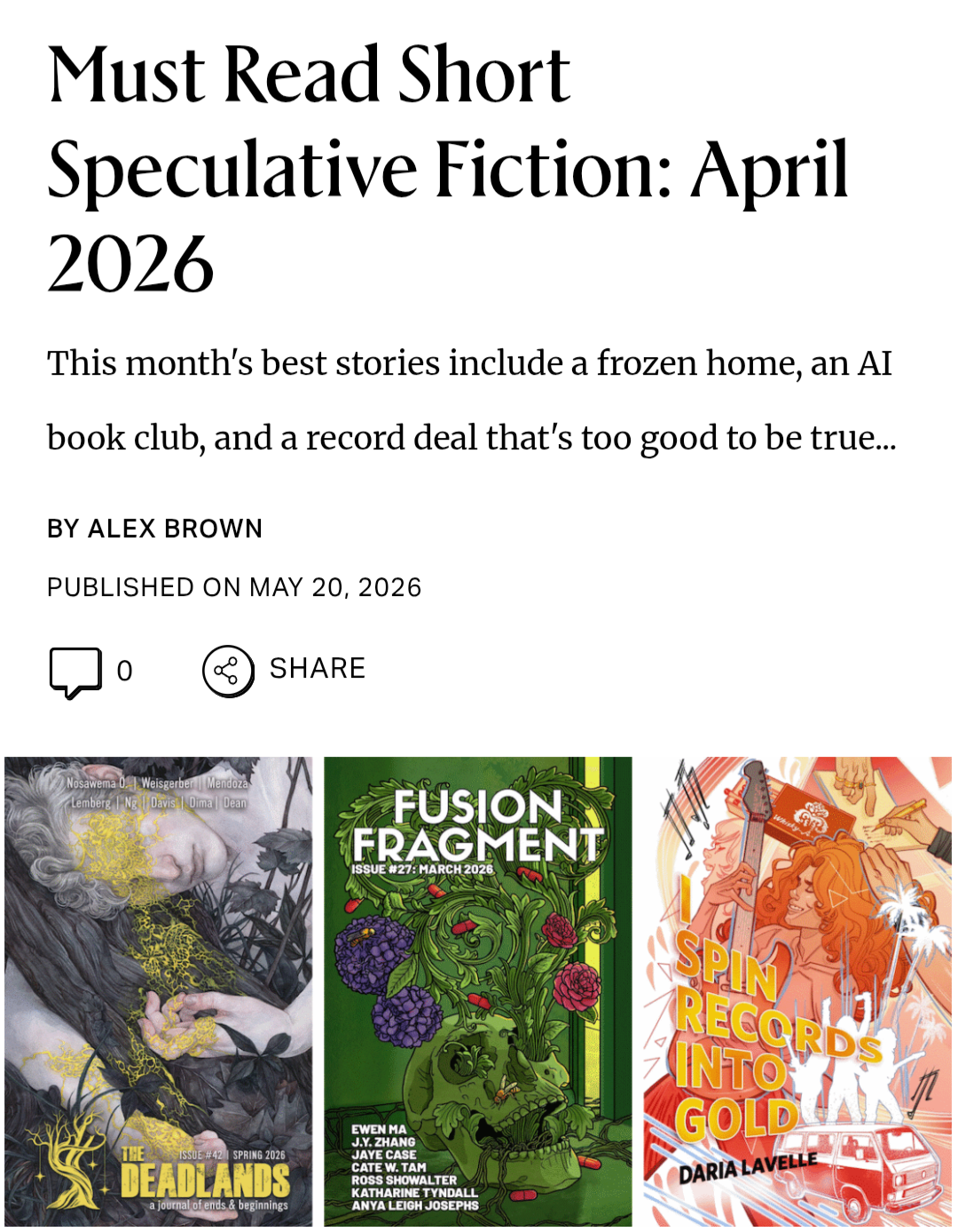 May In Review(s)