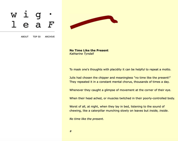 No Time Like the Present in Wigleaf
